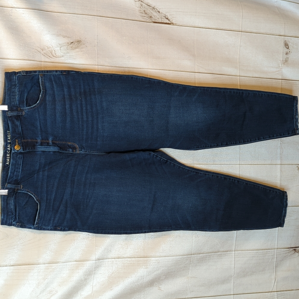 American Eagle Curvy Super High Rise Dark Jeggings